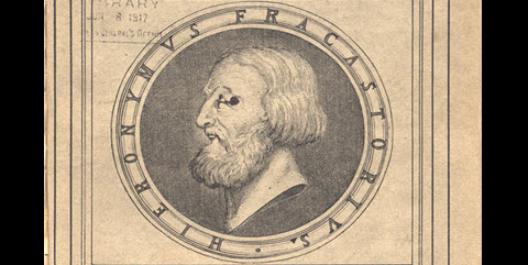 Title page of volume 1 of Annals of Medical History. It features an oval sculture in the center of the bust of Hieronymus Fracastorius.
